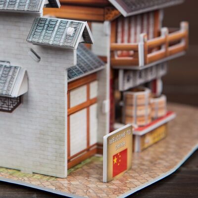 3D-Puzzle WORLD STYLE EASTERN CHINA STORE LINGLONG Traditional Multicolor