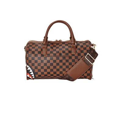 Brown Sharks in Paris mini duffle