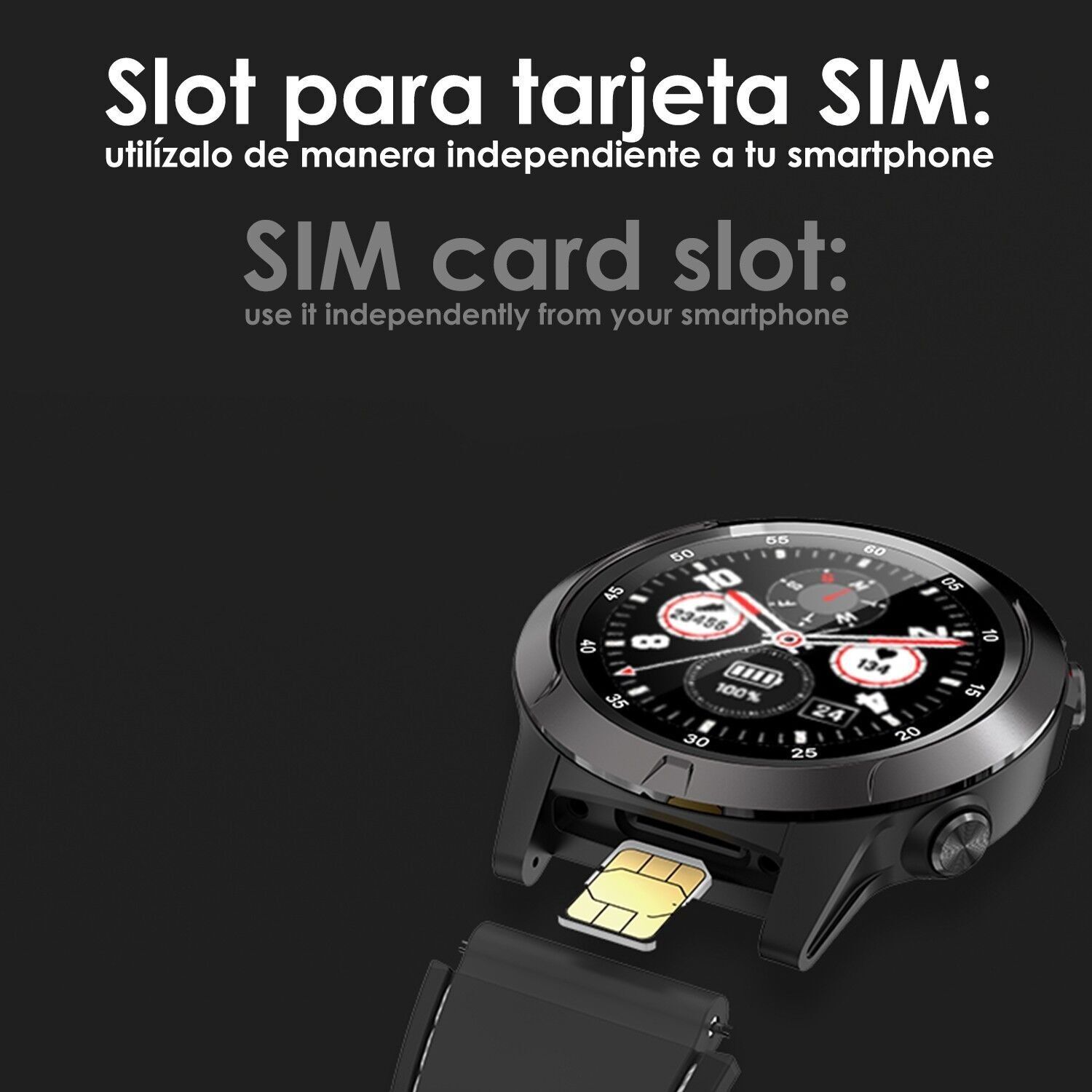 Sim para online reloj