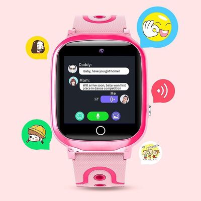 Children's smartwatch Q13 GPS locator + LSB + Wifi. With camera, 1.44 screen, intercom and calls. Blue
