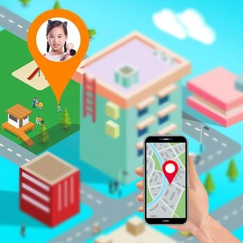Montre intelligente pour enfants Q13 localisateur GPS + LSB + Wifi. Avec caméra, écran 1.44, interphone et appels. Rose 2