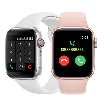 U68 Smartwatch avec notifications Apps, tensiomètre, O2 en mode sang et multisport. Le noir 3