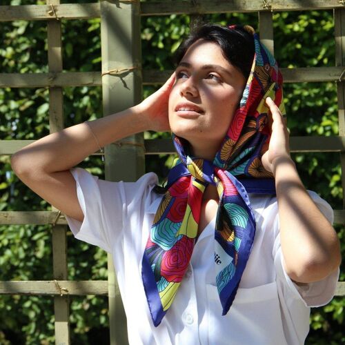 Silk scarf 90