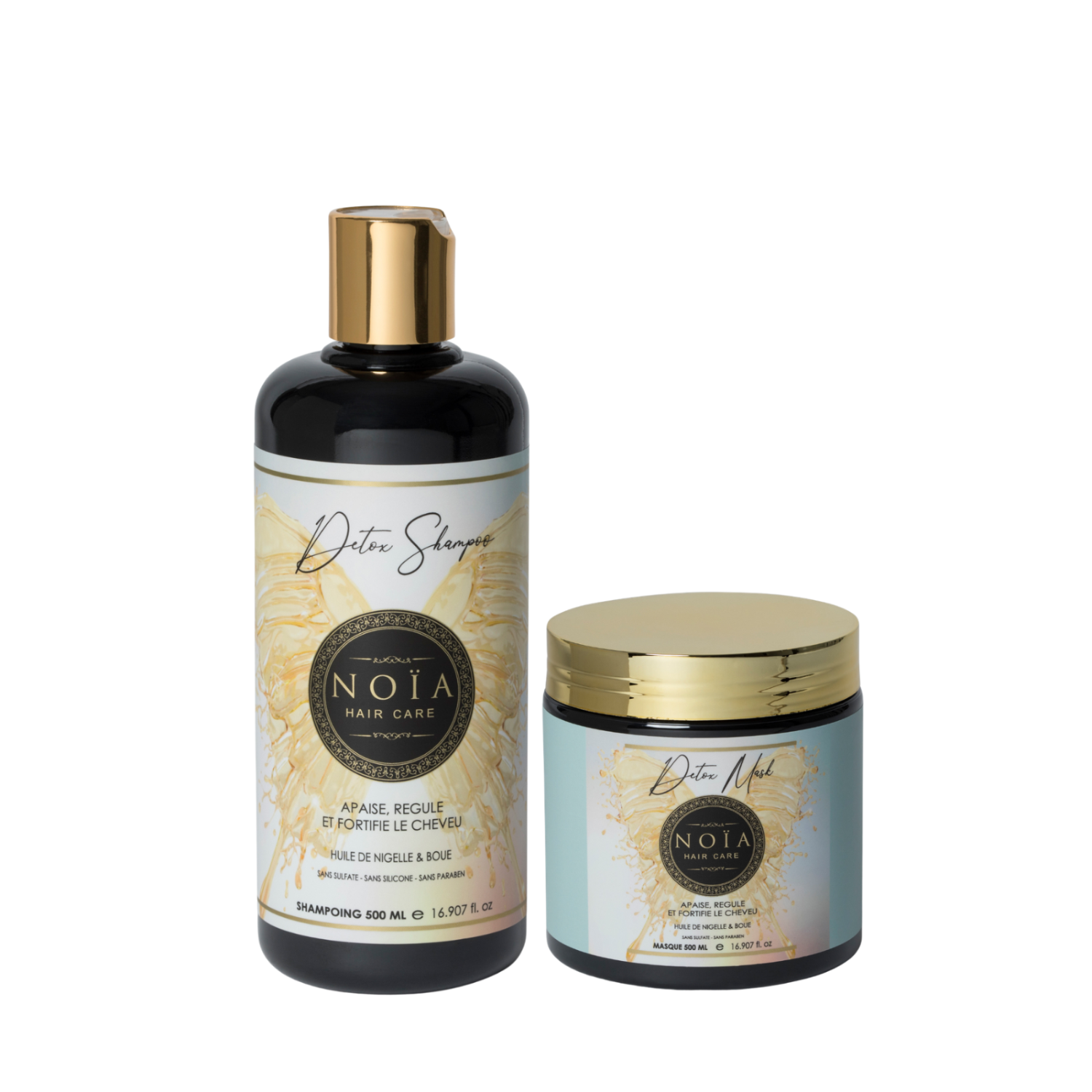 NOÏA Hair Detox Duo – Purifying & Rebalancing Routine – Shampoo & Mask