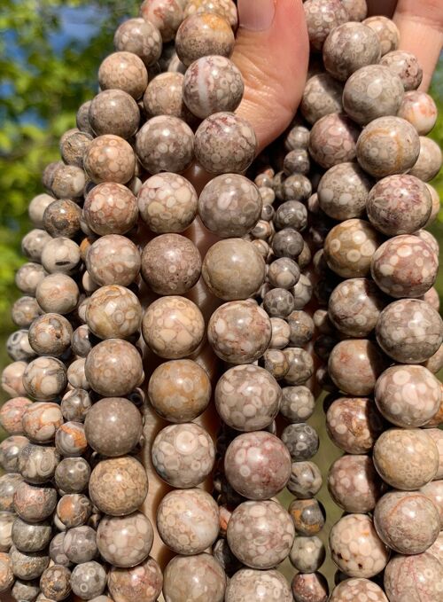 Perles en maifanite entre 4 et 12mm - 4mm