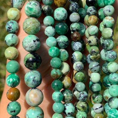 Perles en variscite entre 6 et 10mm - 6mm