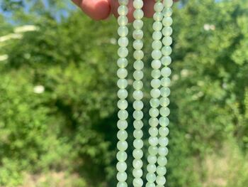 Perles en serpentine, 4mm 5