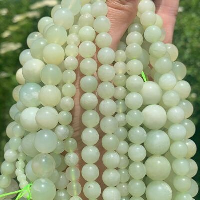 Perles en serpentine, 10mm