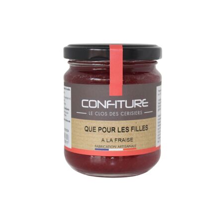 Confiture Extra "Que pour les filles" (Fraise et Vanille)