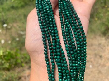 Perles en malachite entre 4 et 8mm - 10mm (sur commande) 8