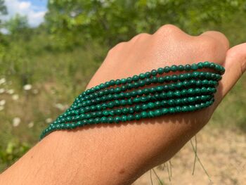 Perles en malachite entre 4 et 8mm - 10mm (sur commande) 9