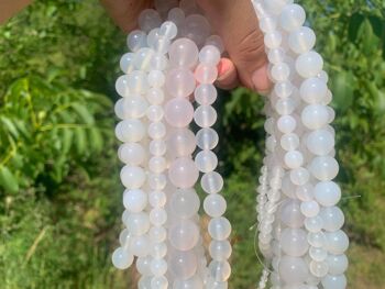 Perles en agate blanche entre 2 et 14mm - 2mm 2