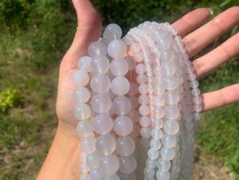 Perles en agate blanche entre 2 et 14mm - 2mm 6