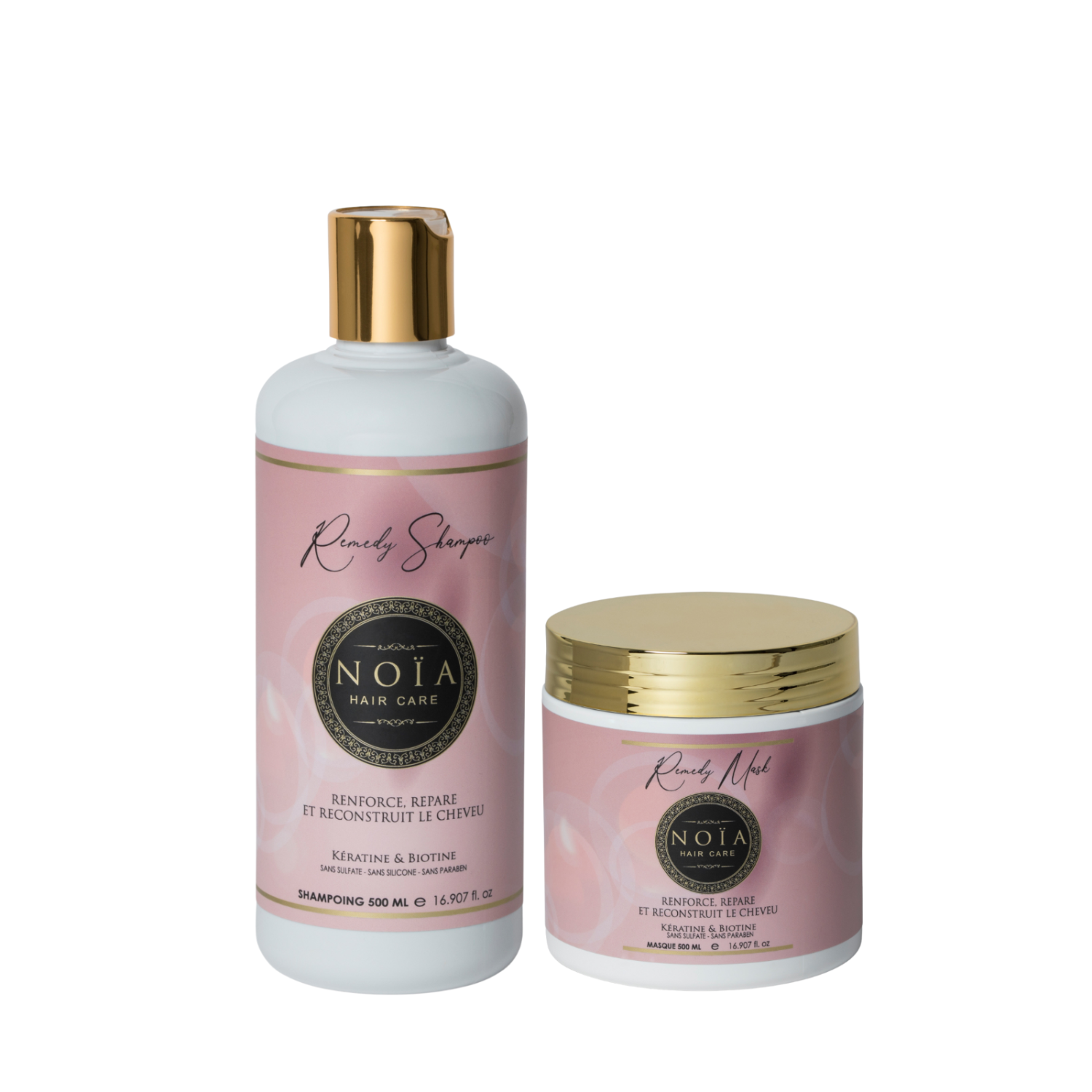 NOÏA Hair Remedy Duo – Repair Routine – Shampoo & Mask