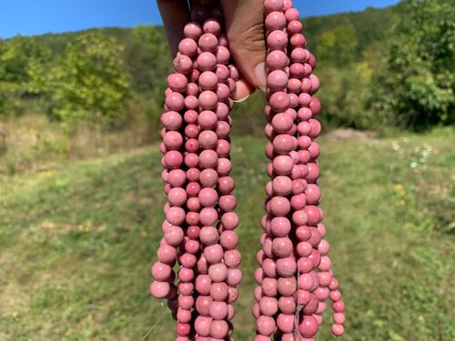 Perles en calcédoine entre 4 et 12mm - 4mm