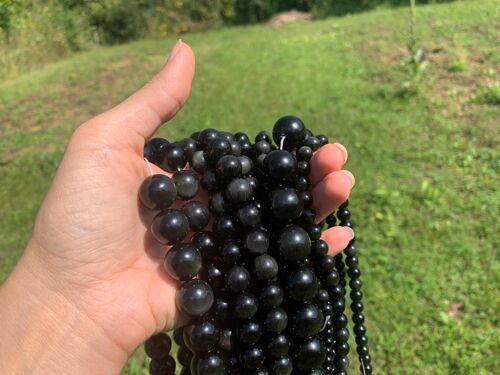 Perles en obsidienne oeil céleste (arc-en-ciel) entre 6 et 20mm - 16mm