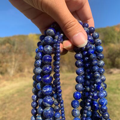 Perles en lapis-lazuli entre 2 et 10mm LU - 4mm