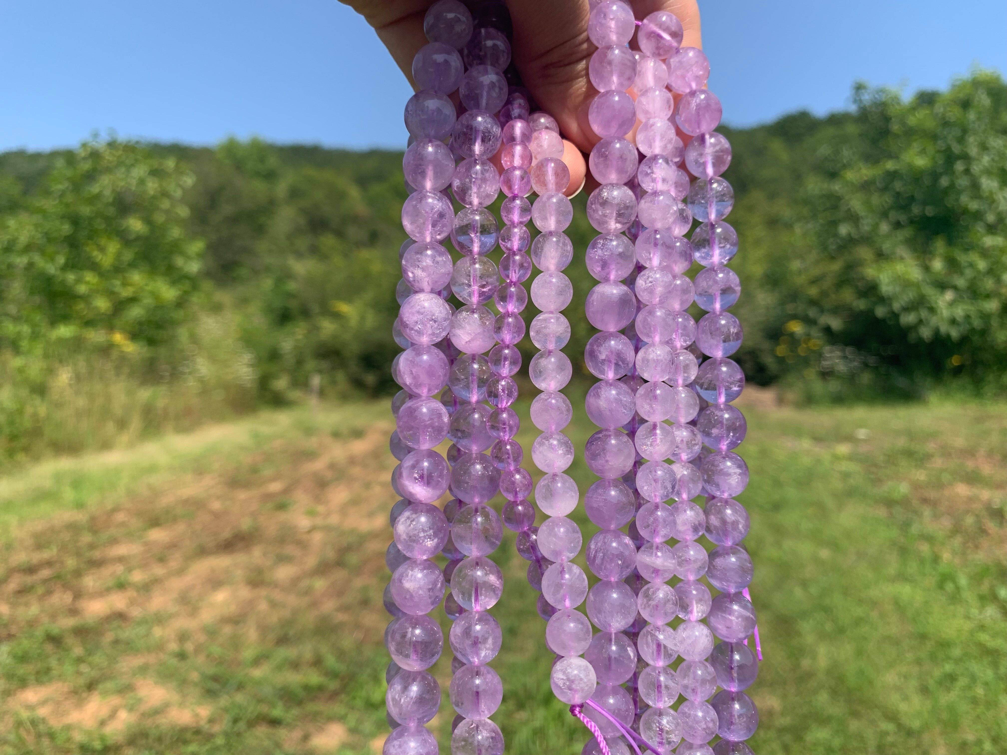 Lavender clearance amethyst beads