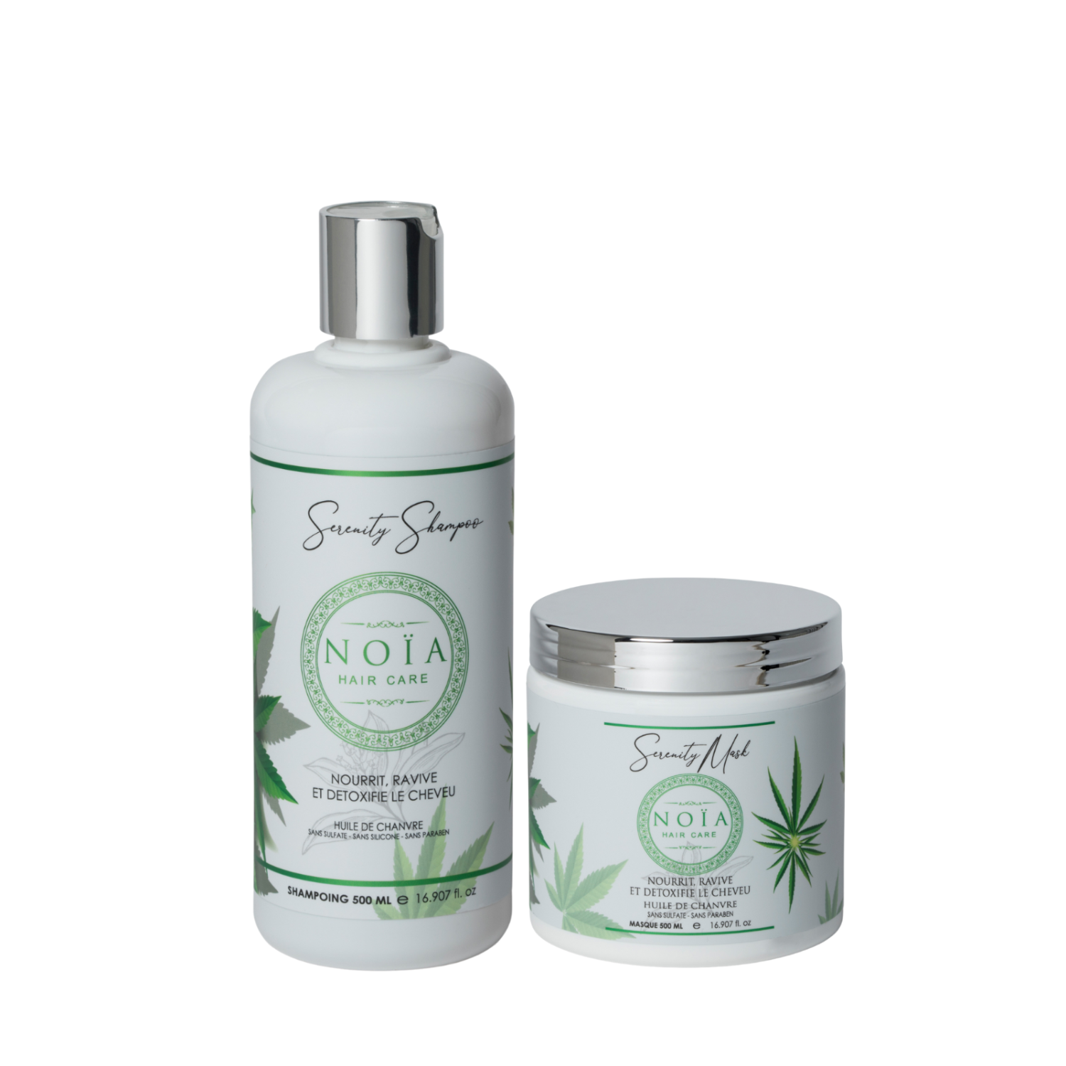 NOÏA Hair Serenity Duo – Soothing & Nourishing Routine – Shampoo & Mask