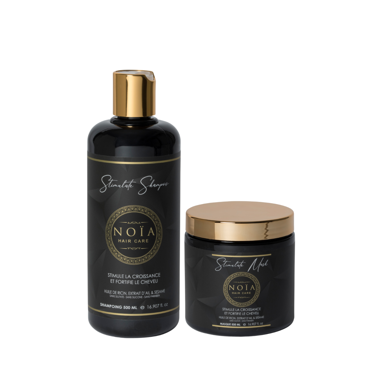 NOÏA Hair Stimulate Duo – Fortifying Routine – Shampoo & Mask