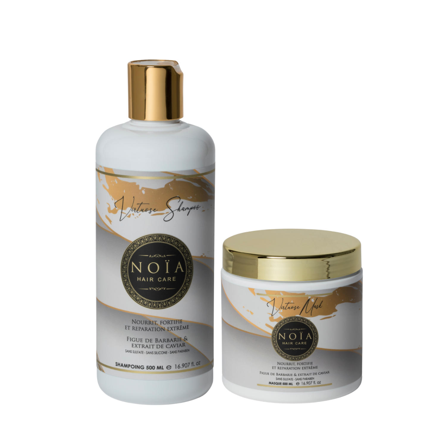 NOÏA Hair Virtuoso Duo – Intense Nutrition & Repair Routine – Shampoo & Mask