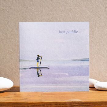 Carte de paddle - 'just paddle' 2