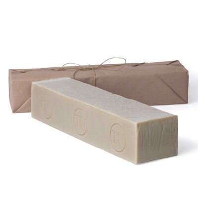 Solid Soap nº2 green clay - Entire bar - Handmade - 1 kg