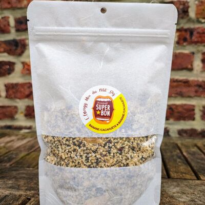Mixed banana-peanut porridge (gluten-free)