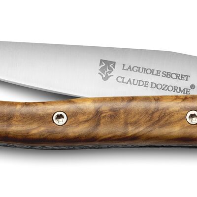 Laguiole Secret pocket knife juniper wood