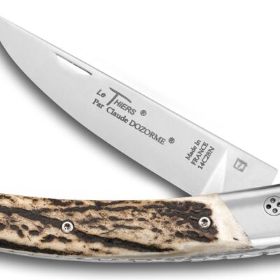 Le Thiers RLT pocket knife with deer antler handle