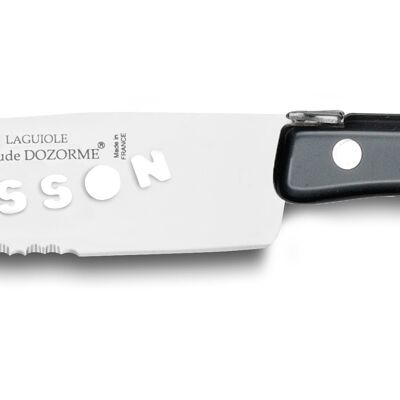 Pack cuchillo salchicha (10 tablas) jaspeado Gris / Marrón