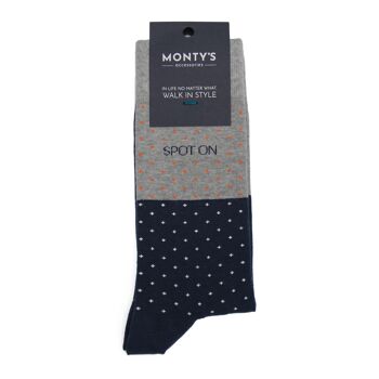 Spot On : Chaussettes en coton pour hommes 2