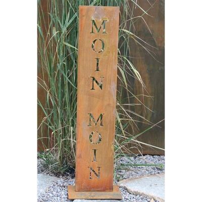 supporto patinato MOIN MOIN cartello decorativo | 71 cm