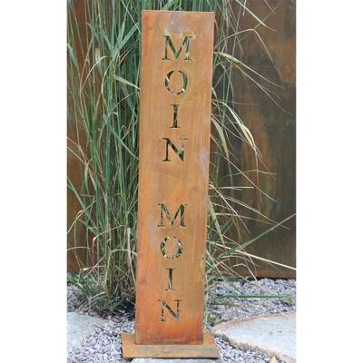patina stand MOIN MOIN decorative sign | 71 cm