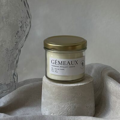 Gemini | 200g glass jar | vegetable candle