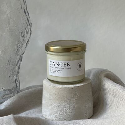 Cancro | Barattolo di vetro da 200 g | candela vegetale