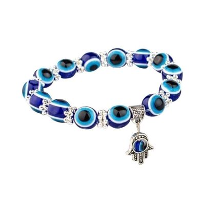 Bracelet Evil Eye & Hamsa, perlé