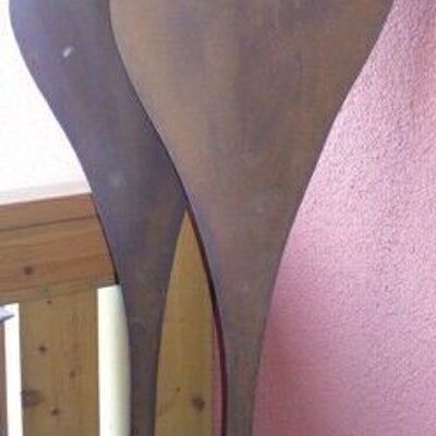 Cuore della pianta della ruggine della decorazione del giardino | Cuore di decorazioni per la casa da piantare | 90 cm