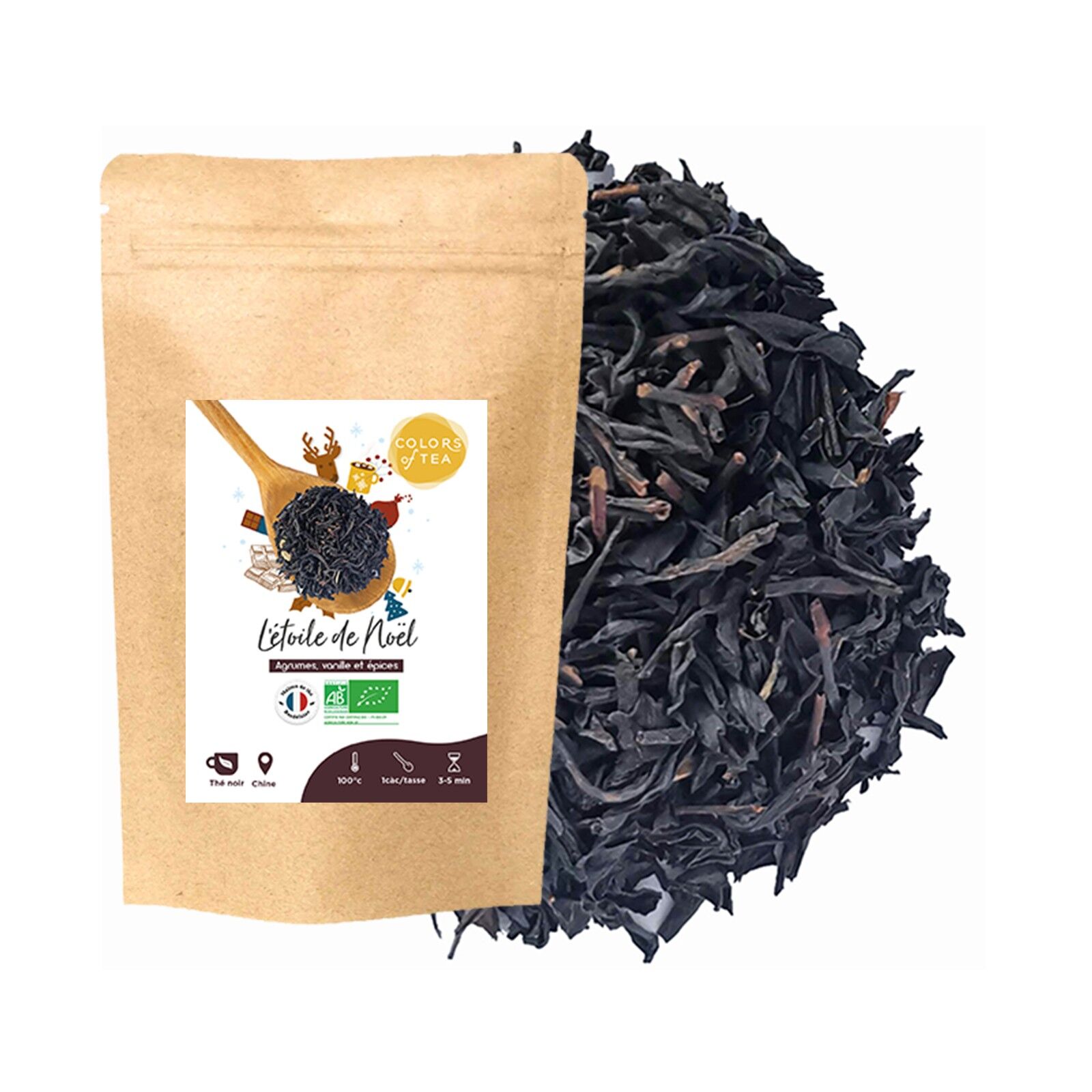 L'étoile de Noël - Tè nero di Natale BIO - 1kg