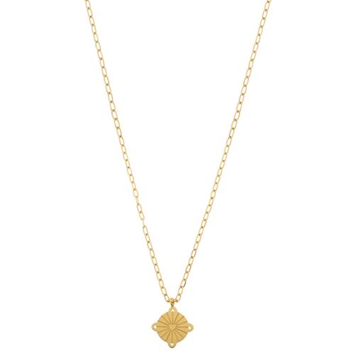 NECKLACE WITH PENDANT LOVELY GOLD