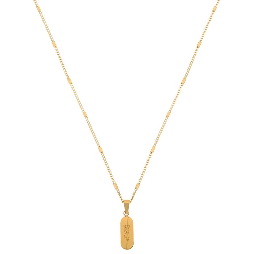 HALSKETTE MIT ROSÉGOLD