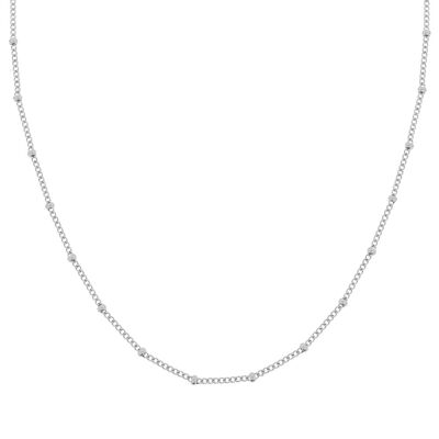 NECKLACE BASIC DOTS - ADULT - SILVER