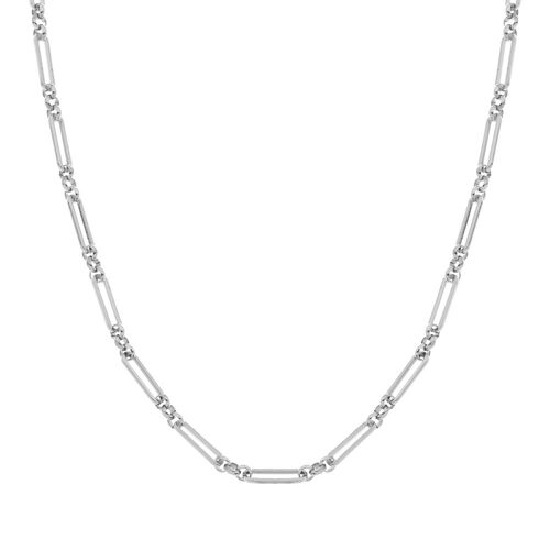 NECKLACE BASIC ROUNDS AND BARS - ADULT - SILVER