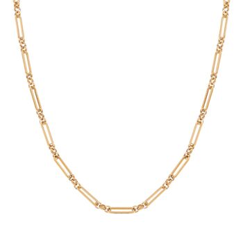 COLLIER BASIC RONDS ET BARRES - ADULTE - OR