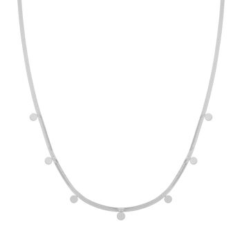 COLLIER GROSSES PIÈCES - ADULTE - ARGENT