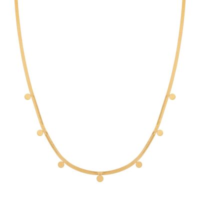 NECKLACE BIG COINS - ADULT - GOLD