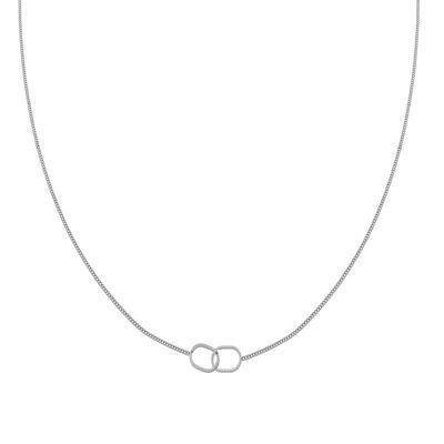 NECKLACE SHARE - OVALS - CHILD - SILVER