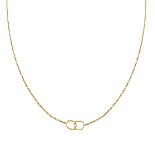 NECKLACE SHARE - OVALS - CHILD - GOLD