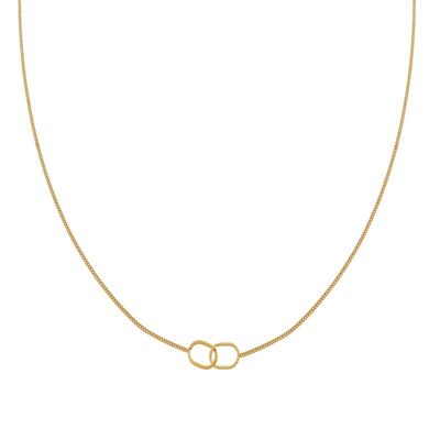 NECKLACE SHARE - OVALS - CHILD - GOLD