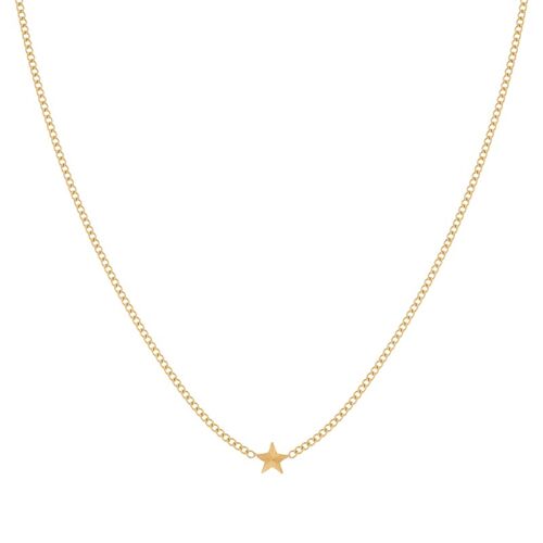 NECKLACE FLAMED STAR - CHILD - GOLD